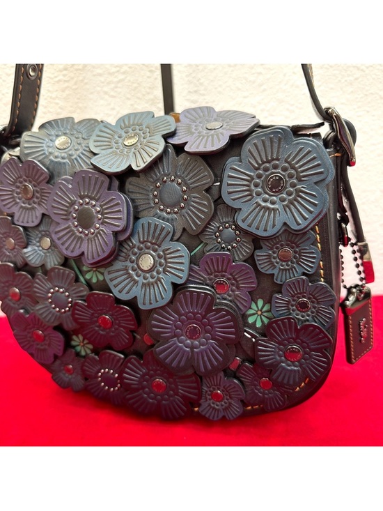 Coach Handbags - Coach Tea Rose Saddle Bag 23 - 1941 Collection EUC